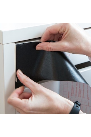 D-C-Fix 346-0656 Siyah Deri Dokulu Yapışkanlı Folyo