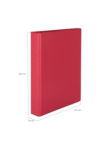 Evrak Sunum Tanıtım Firma Klasörü A5 Pvc 3 Cm 4 Halkalı 200 Yaprak Kapasiteli Ring Binder File 19,5x23 Cm Diğer