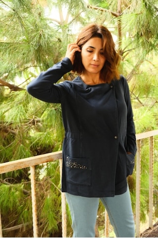 Crveniruz Sweatshirt Hırka Lacivert