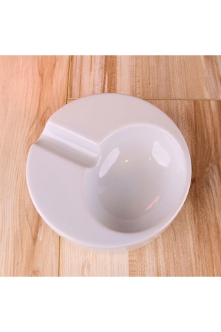 Perlotus Porselen Şeffaf Sırlı Puro Küllüğü Sert Porselen 13 Cm