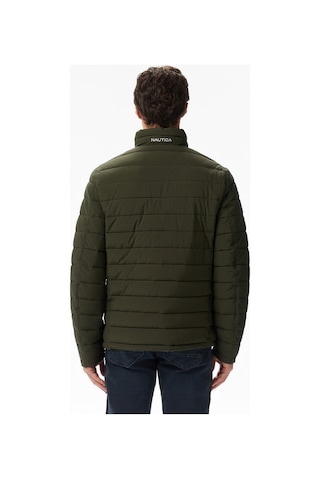 Nautica Erkek Yeşil Regular Fit Çift Taraflı Mont Desenli V622744 Yeşil