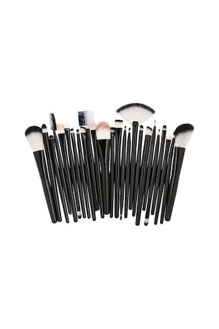 Hfambition 25'li Tam Set Makyaj Fırçaları - Göz Farı, Kaş Ve Pudra Uygulaması İçin Yumuşak Fiber Telli, Taşınabilir Ve Konforlu Kullanim