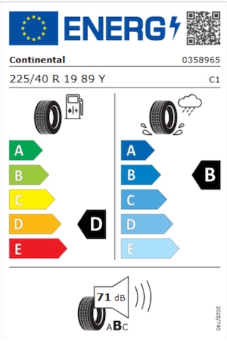 Continental 225/40R19 89Y Fr Contisportcontact 5 Ssr Yaz Lastiği 2026