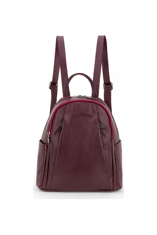 Bilik Deri Bordo Rölax Deri Kadın Sırt Çantası Blm01 9550 001