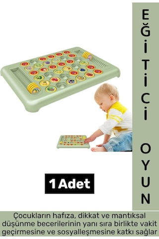 Çocuk Hafıza Dikkat Mantıksal Düşünme Sosyalleşme Beceri Geliştiren Eğitici Hafıza Eşleştirme Oyunu