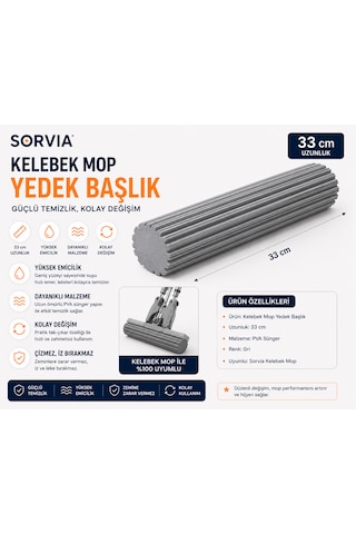 Kelebek Mop Yedek Başlığı 33 Cm Pva Sünger Mop Yedeği Kendinden Sıkmalı Yer Silme Mopu Sünger Başlık Kıl Tüy Toz Temizlik Aparatı Kelebek Mop Yedek Başlığı 33 Cm Pva Sünger Mop Yedeği Kendinden Sıkmalı Yer Silme Mopu Sünger Başlık Kıl Tüy Toz Temizlik Aparatı
