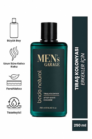 Bade Natural Men's Garage Dökme Tıraş Kolonyası 250 Ml