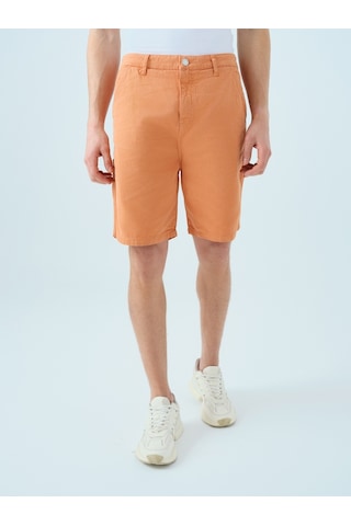 Regular Fit Erkek Şort Dırty Orange