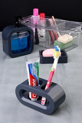 Modern Tasarım 4 Parça Banyo Aksesuar Seti Modern Hafif Lüks Yıkama Kabı Banyo Aksesuarları Banyo Seti Losyon Şi Genel