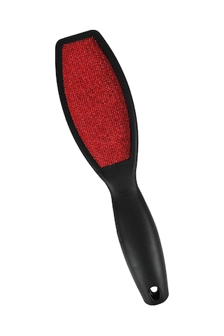 2'li Çift Taraflı Kadife Tüy Toplama Fırçası Seti Giysilerden Ve Döşemelerden Tüy, Toz, Kepek Ve Evcil Hayvan Tüyü Temizler Siyah