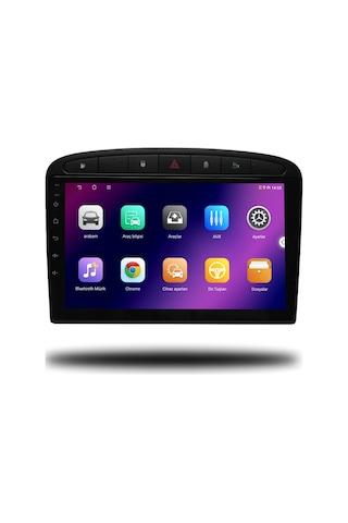 Carplayer Peugeot 308 2007-2013 Uyumlu Android Multimedya 6gb Ram 64gb Hafıza