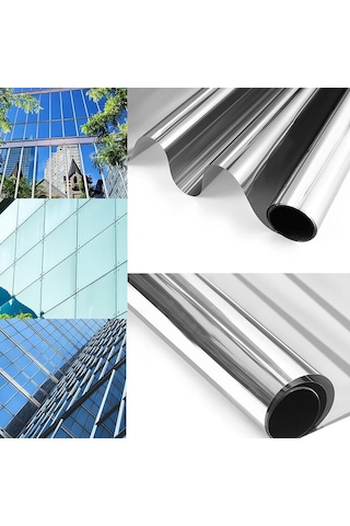 Aynalı Cam Filmi Amerikan Çizilmez 60 Cm X 5 Metre