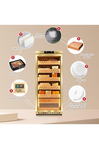 Elektronik Puro Dolabı Gold Mon1800a - Rchng-5