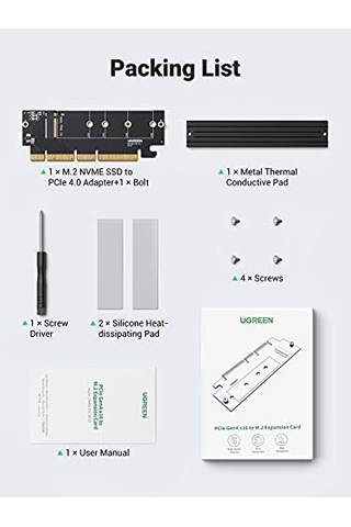 Pcıe 4.0 X4 X8 X16 Uyumlu 64gbps Nvme M.2 Ssd Dönüştürücü Adaptör