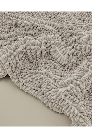 English Home Big And Tiny Kaydırmaz Taban Banyo Paspası Seti 60x90 + 40x60 Cm Bej Bej