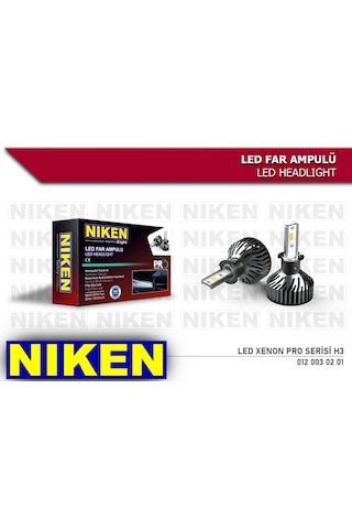 Niken Far Ampulü Led Xenon Pro Serisi H3