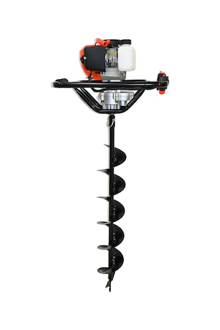 Cq205 Benzinli Toprak Burgu Fidan Ekme Makinası 150mmx100cm Burgu Uc 52cc 2.5hp