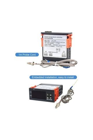 Flybuy Zfx-7016k 10a Dijital Sıcaklık Termostatı, 12v Kuluçka Dondurucu Buzdolabı İçin Optimize Edilmiş