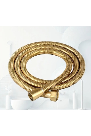 Rudi Armatür Lüx Gold Duş Hortumu 150 Cm Gold