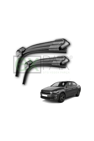 Citroen C-ellyse Ön Cam Silecek Süpürgesi Takımı 2012 - 2024 Citroen C Elise Ön Silecek