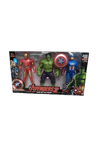 Avengers 2 Süper Kahraman Oyuncak 3'lü Projeksiyon Işıklı Aksesua