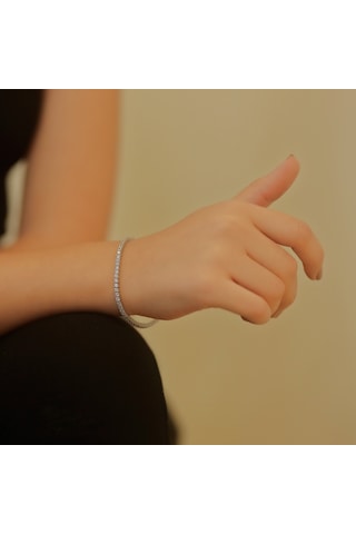 Lova 3,80 Karat Pırlanta Su Yolu Bileklik - 4040004