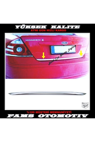 Ford Mondeo Krom Bagaj Alt Çıta P.Çelik 2000-2007 Arası