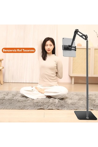 Ally 360 Derece Ayarlanabilir Teleskopik Metal Telefon - Tablet