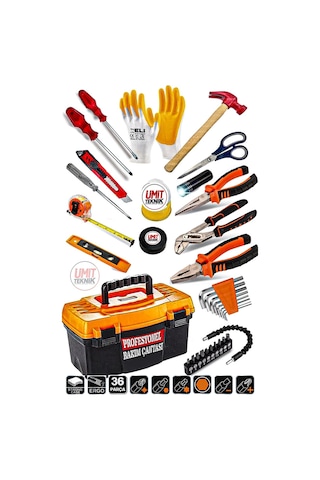 Çok Fonksiyonlu Gold Serisi 36 Pcs Full Takım Pense ,tornavida,3 Çok Fonksiyonlu Gold Serisi 36 Pcs Full Takım Pense ,tornavida,3