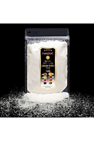 Hanzade Bitkisel Limon Tuzu Toz 1 KG