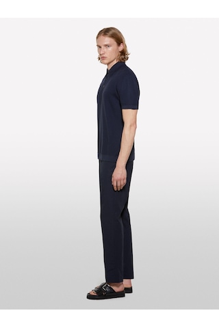 %100 Pamuk Triko Polo T-shirt Erkek Lacivert Polo - 325p1094s300m Lacivert