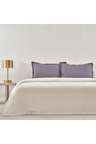 Taç Bamboo Dreams Private Pike Takımı Plain Gri Çift Kişilik Gri