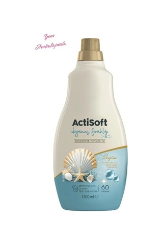 Actisoft Yumuşatıcı Okyanus Ferahlığı 2 X 1500 Ml 120 Yıkama İçin Konsantre Formül 2'li Set