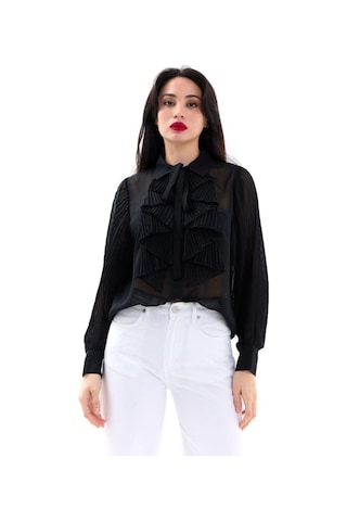 5535 Gömlek-siyah Si Yah