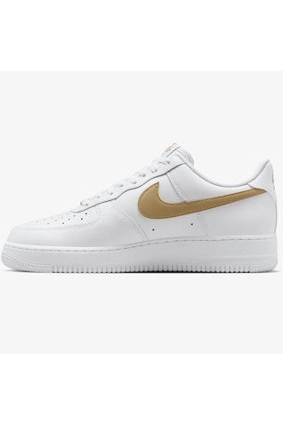 Nike Air Force 1 '07 Af1 Leather White Sneaker Hakiki Deri Erkek Günlük Spor Ayakkabı Beyaz