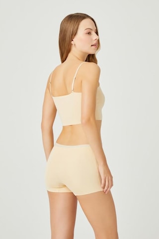 Cottonhill Basic Lazer Kesim Dikişsiz Kadın Boxer Külot 6'lı Paket-2 Renkli-5 Çok Renkli