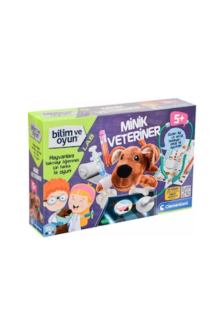 Clementoni 64195 Bilim ve Oyun Minik Veteriner