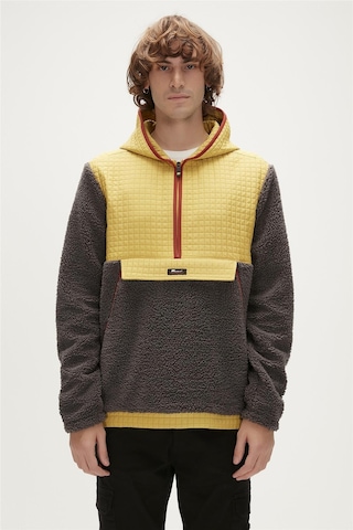 Bad Bear Leonard Plush Half-zip Peluş Erkek Kapüşonlu Sweatshirt - Antrasit