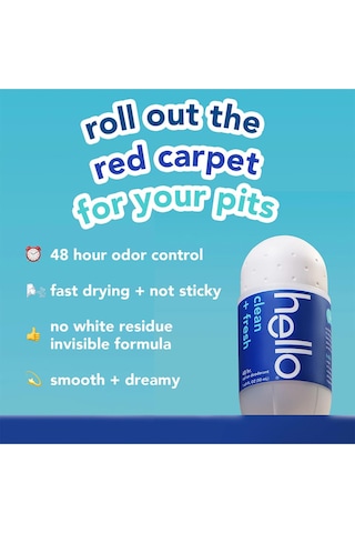 Hello Clean + Fresh Kadın Roll-On Deodorant 50 ML