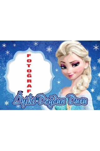 Elsa Doğum Günü Afişi (340771637)