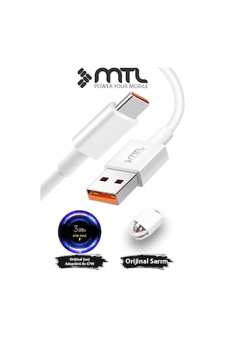 3a Usb To Type-c Hızlı Şarj Ve Data Aktarım Kablosu 1 Metre Mt438