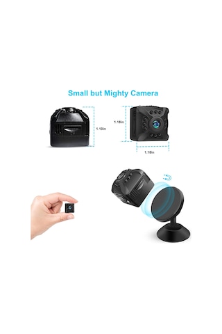 Monyee Gizli Gözlem Kamerası 1080p: Kablosuz Wifi, Canlı Video, Hareket Algılama, Gece Görüşü, 32gb Hafıza Kartı İçeren Ev Güvenliği Kameralı