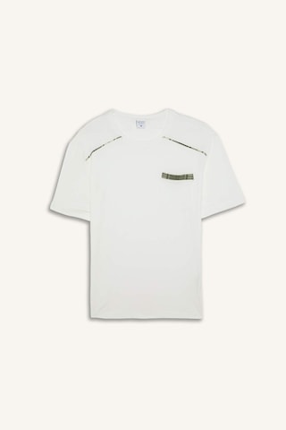 Defacto %100 Pamuk New Regular Fıt Kısa Kollu 2li Pijama Takımı H8717ax26smwt34 Beyaz-wt34