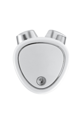 Neevoyu Yeni Gelişmiş Beyaz Yüz Geliştirici Cihazı - Mikro Akım İle V Yüz Formu, Geri Çekim Ve Masaj Fonksiyonu - Kristal Kutulu Boş Sürüm Beyaz