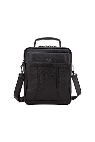 Bilik Deri Siyah Rölax Deri Unisex Postacı Çantası 550-15 001