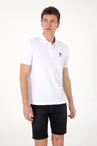 U.s. Polo Assn. Erkek Polo T-shirt 2106339 Beyaz
