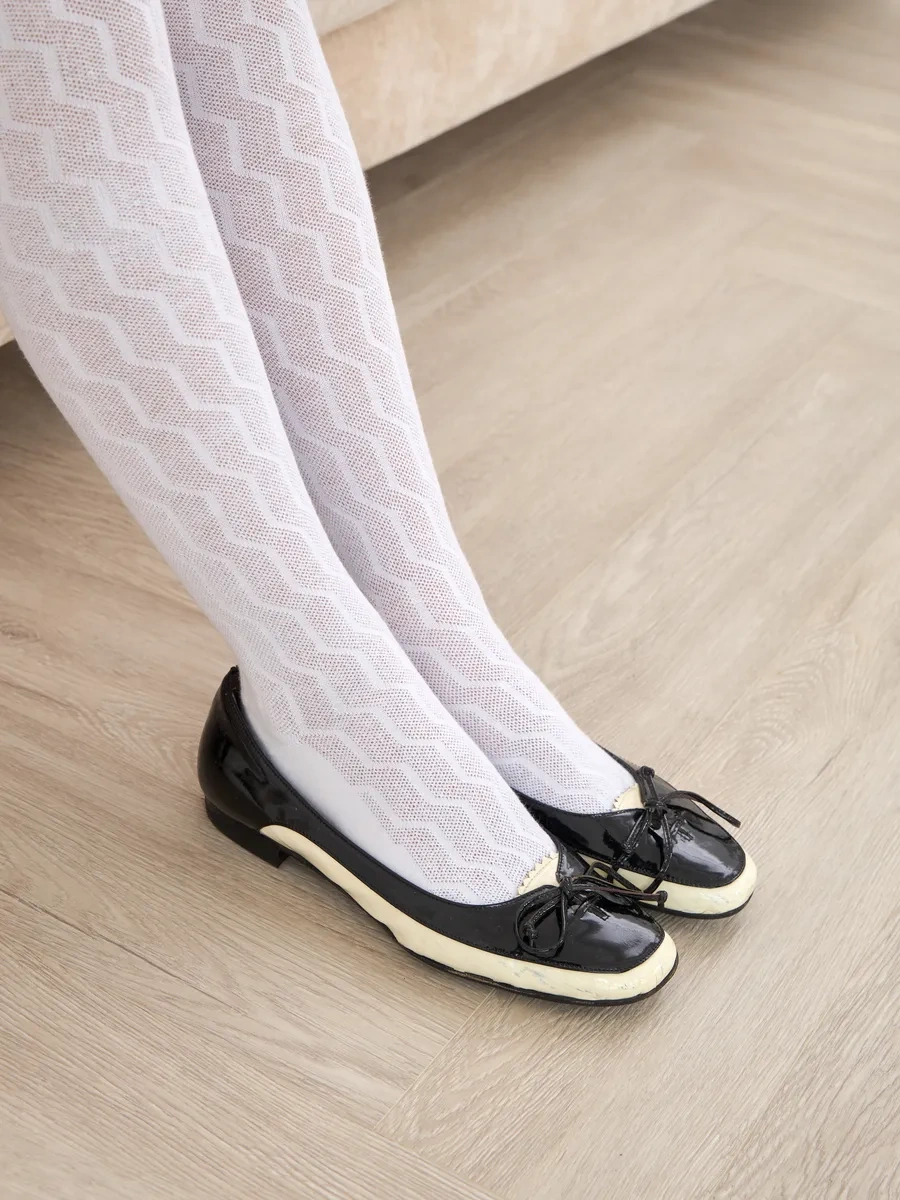 John Jeniford İskola Kadın Pamuklu Taytları 2'li Paket - Beyaz 462185349 Beyaz