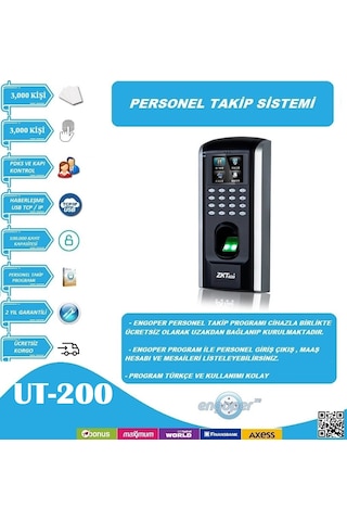 ZKTECO SF200 PARMAKİZİ KARTLI PERSONEL TAKİP SİSTEMİ VE KURULUM