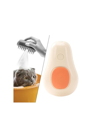 Homyl Kedi Buharlı Fırça Bakım Tarağı, Banyo Fırçası, Buharlı Kedi Fırçası