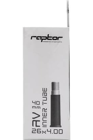Raptor Fat Bike İç Lastik 26 X 4.00 Av40mm Bisiklet Fat Bike İç Lastiği Siyah
